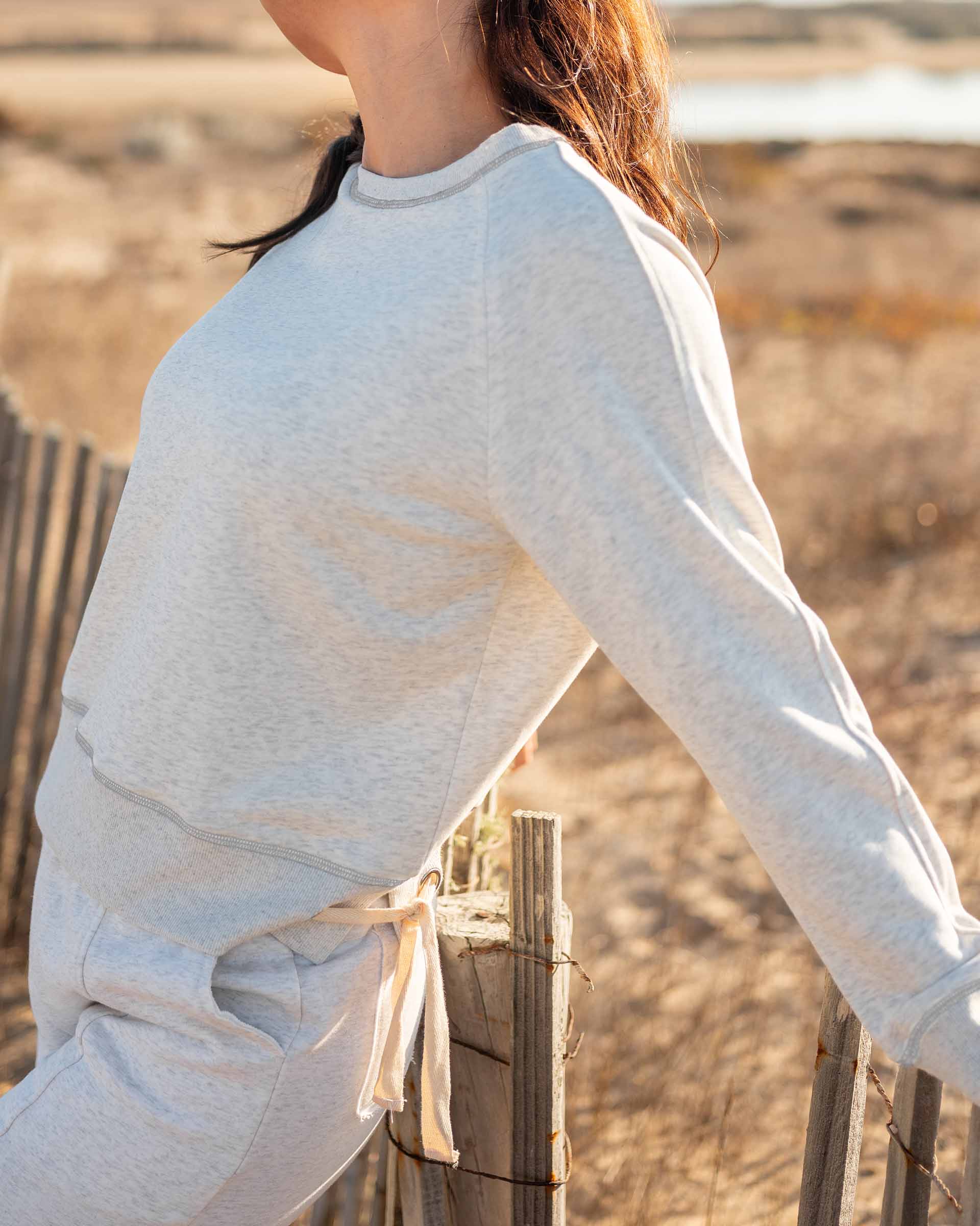 Frenchie Tie Side Sweatshirt