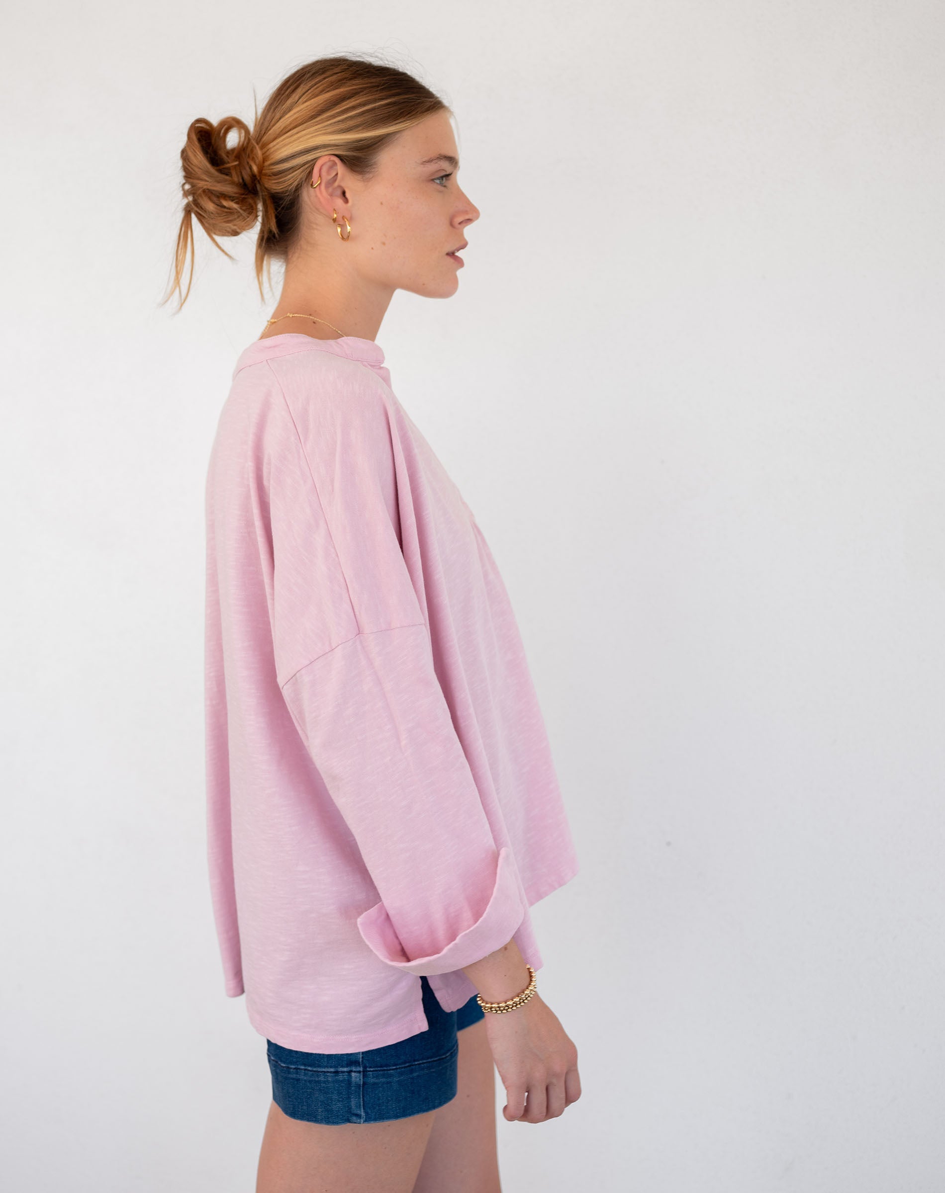 Amelia Cuff Tee