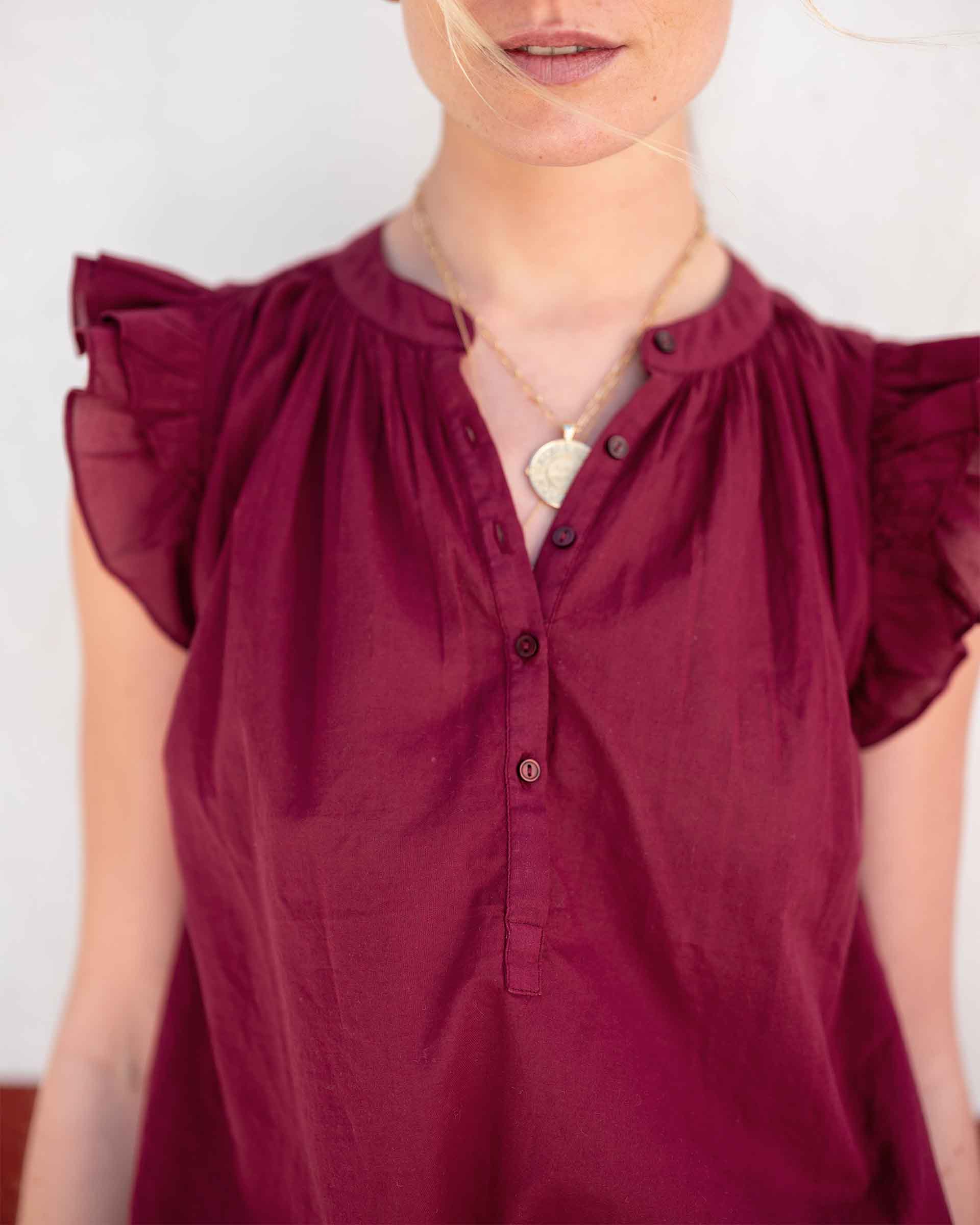 Flutter Sleeve Top