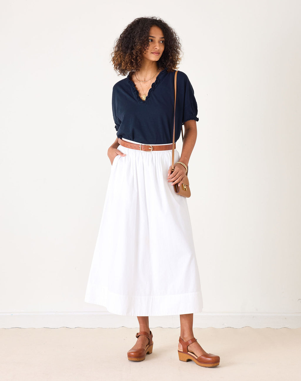 Amelia Ruffle Tee