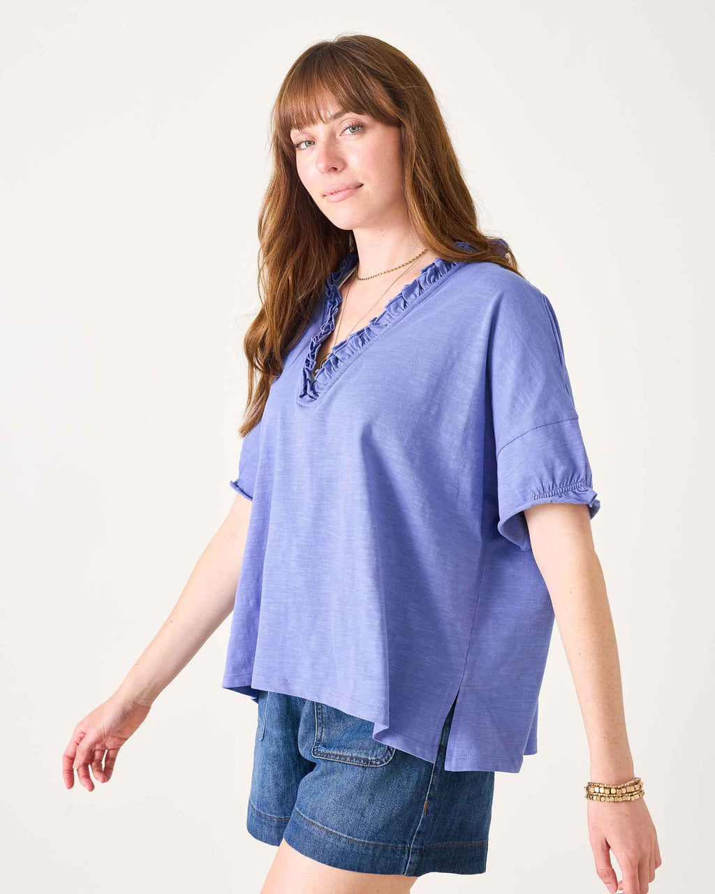 Amelia Ruffle Tee