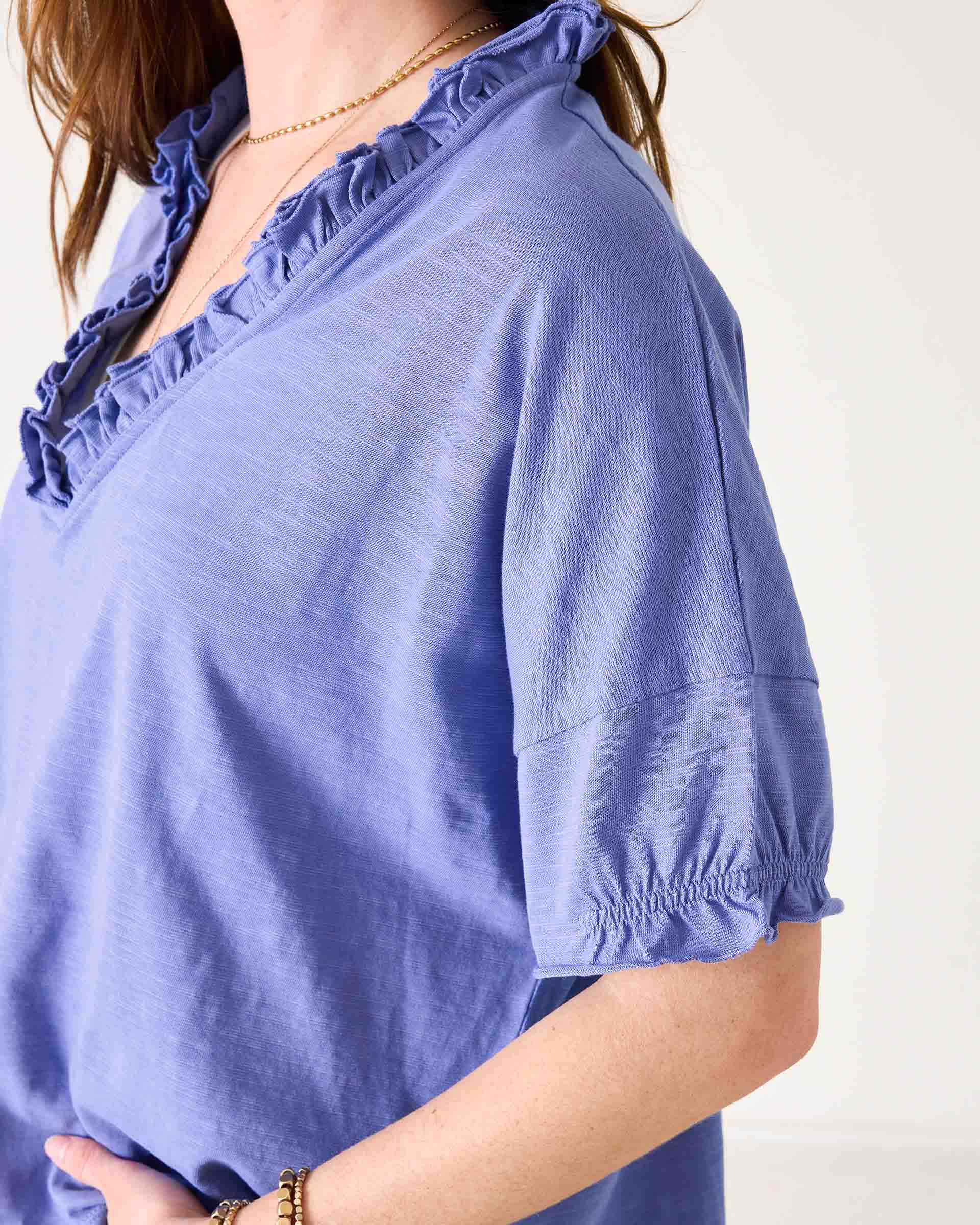 Amelia Ruffle Tee