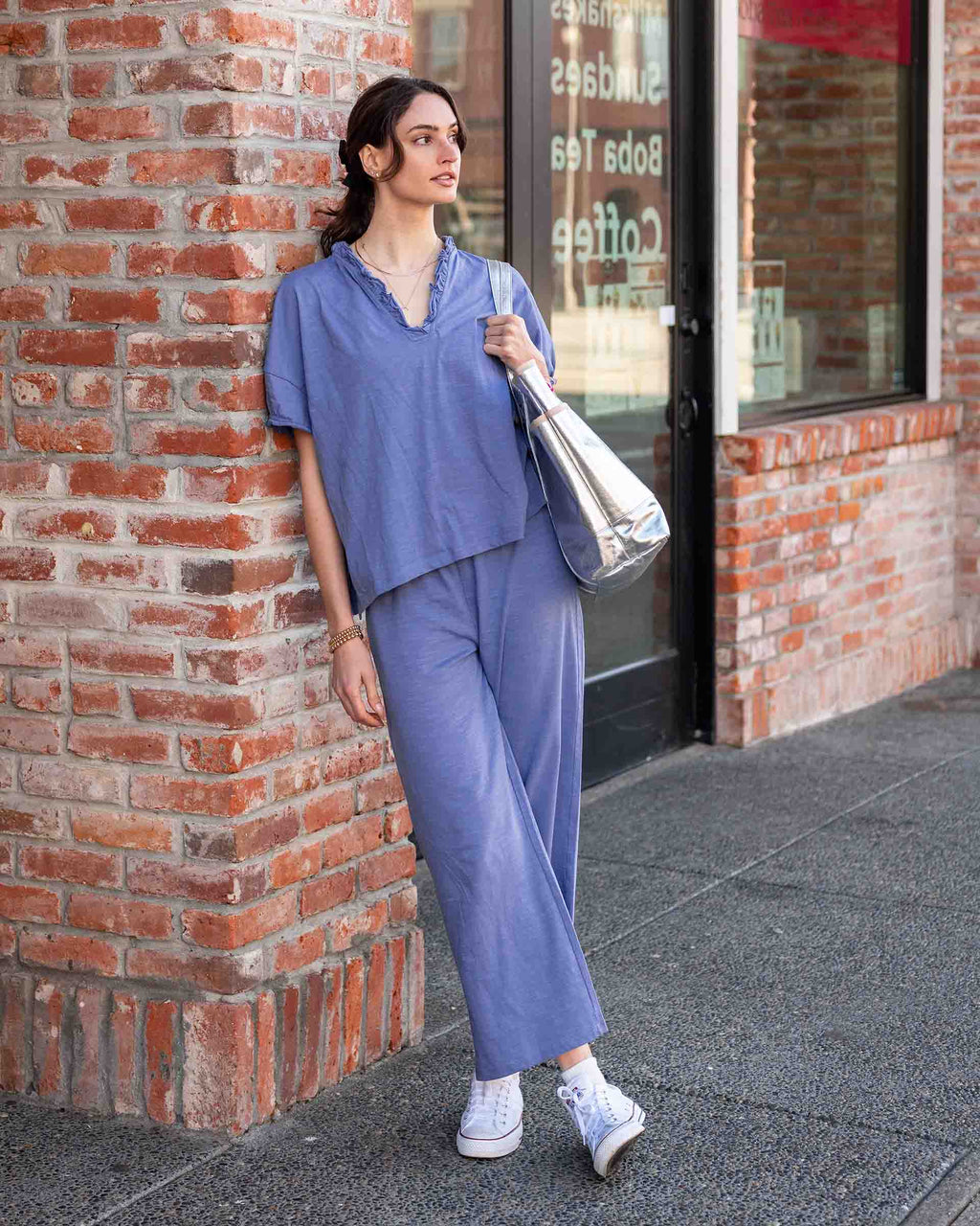 Amelia Ruffle Tee