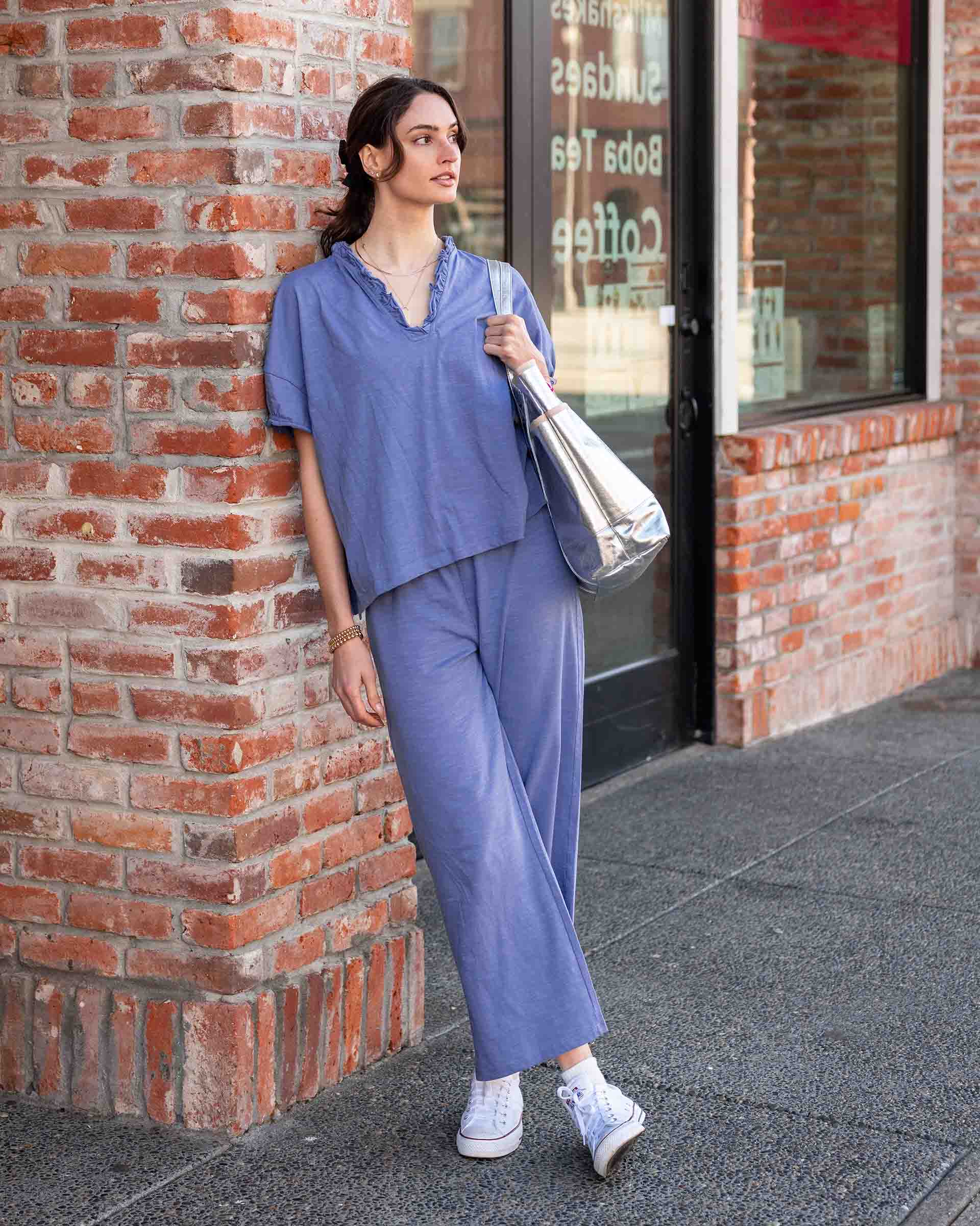 Amelia Ruffle Tee