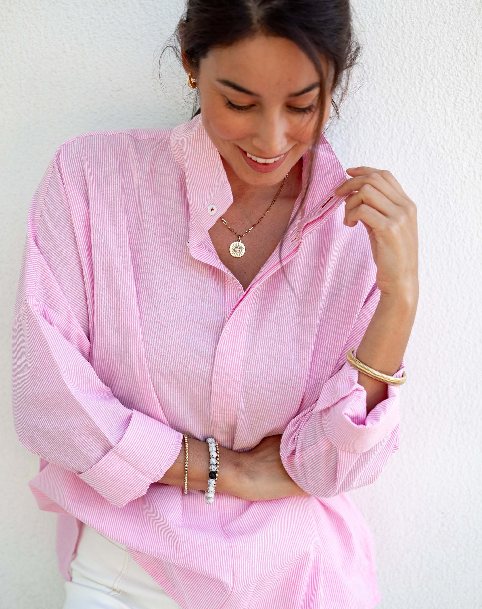 Emerson Pop Up Collar Top