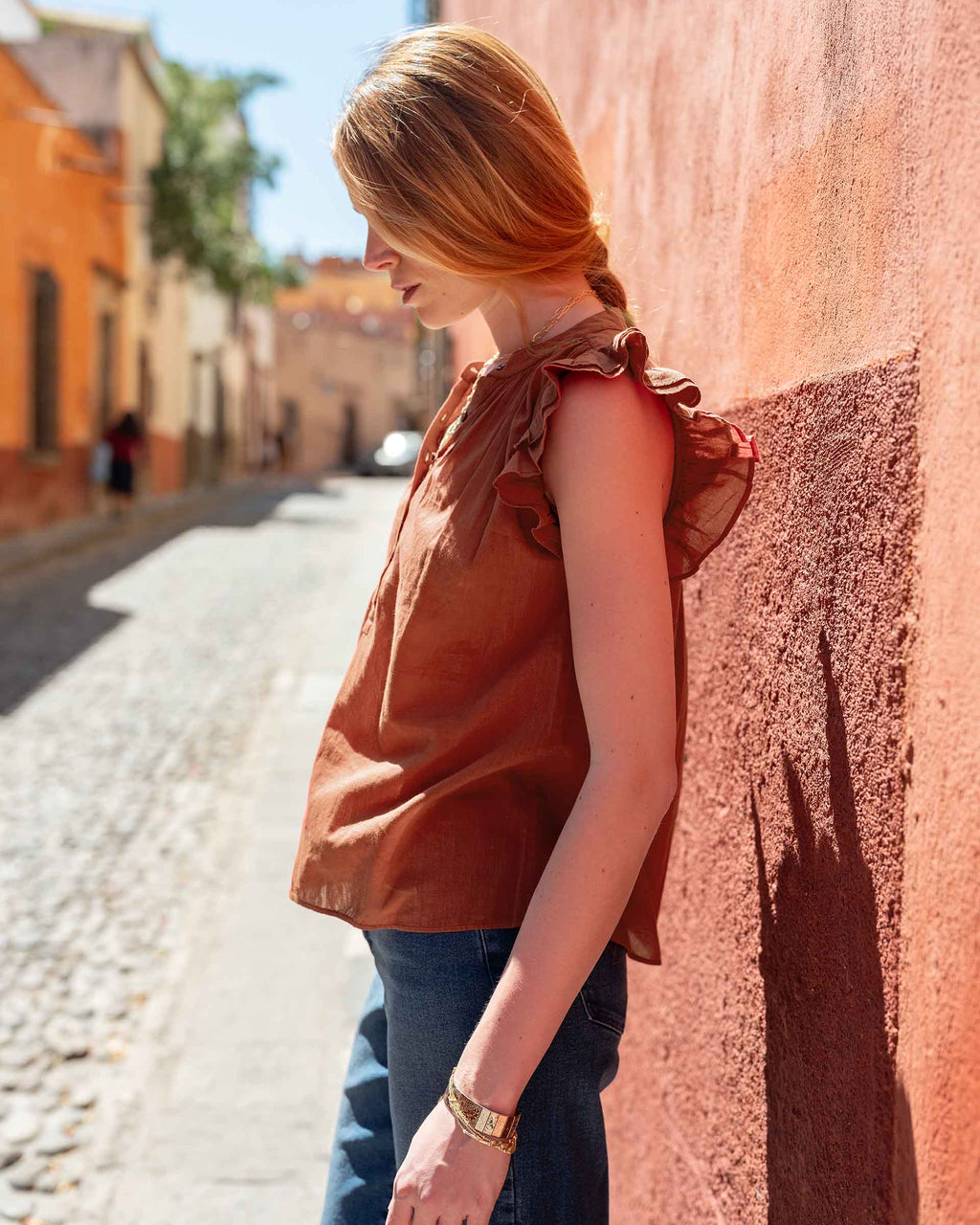 Flutter Sleeve Top