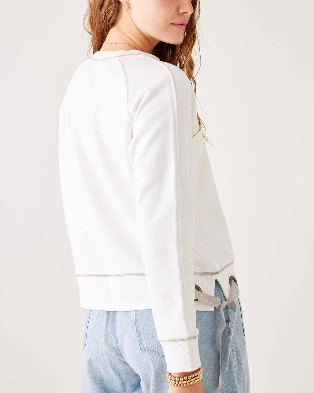 Frenchie Tie Side Sweatshirt