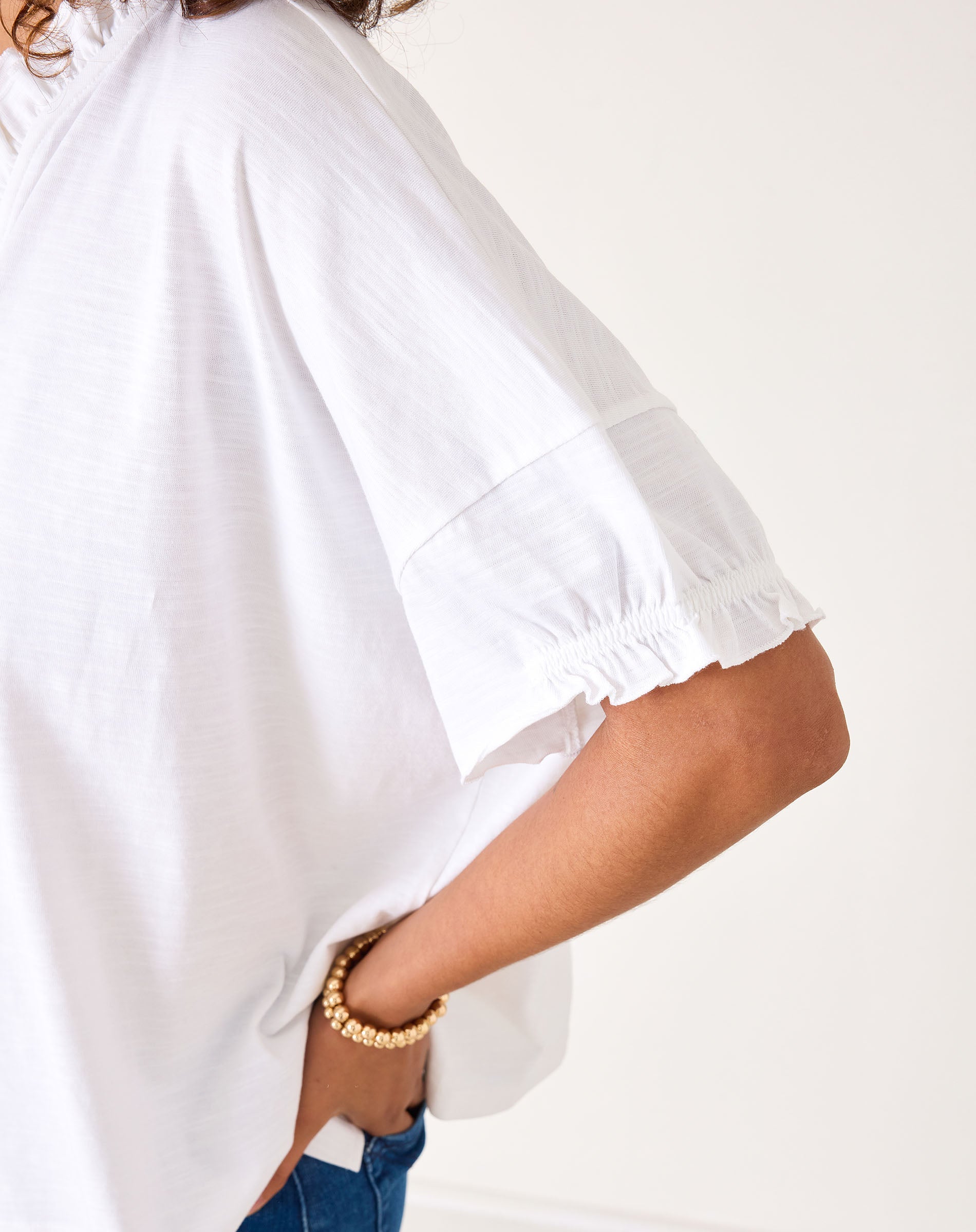 Amelia Ruffle Tee