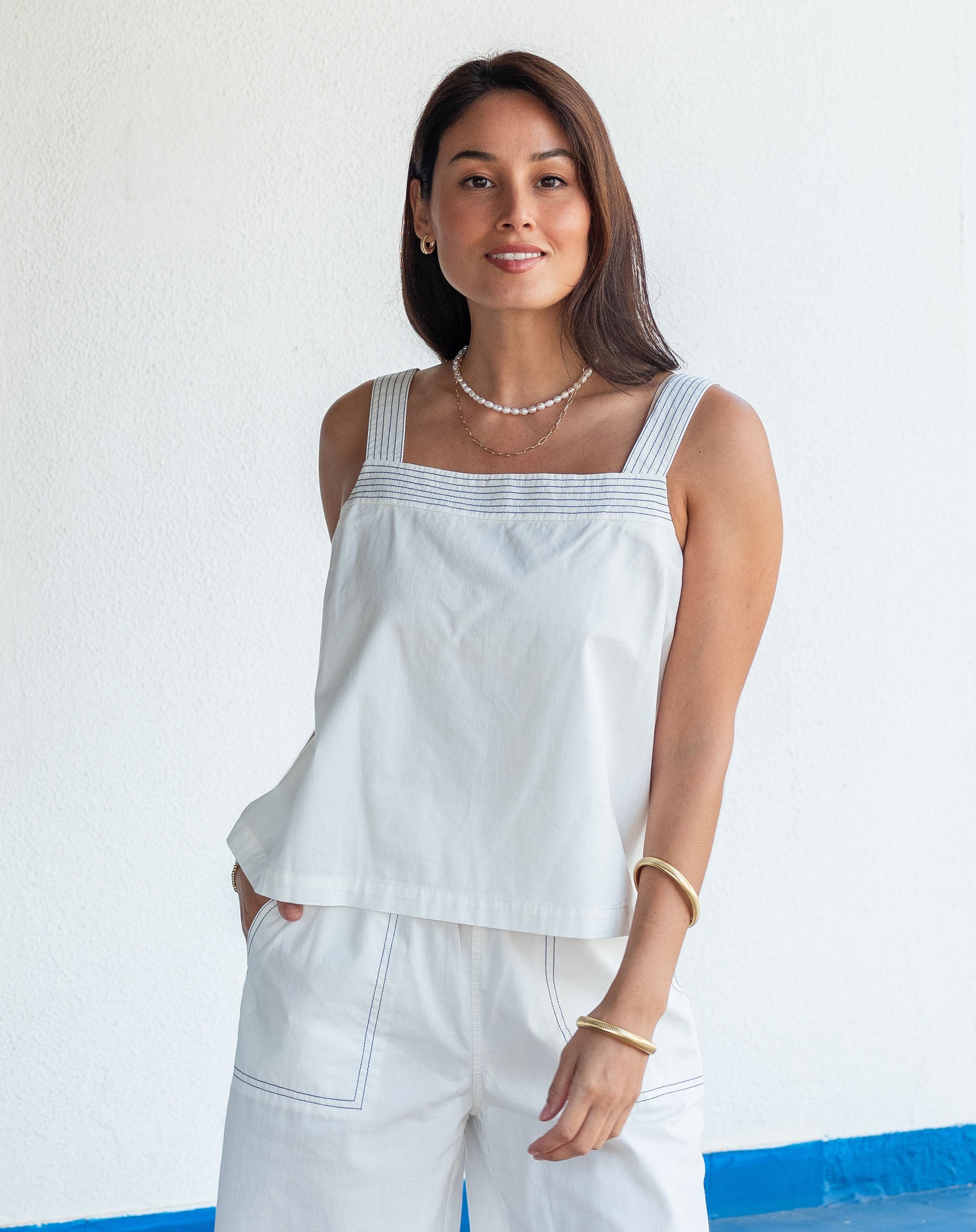 Jolie Square Neck Tank